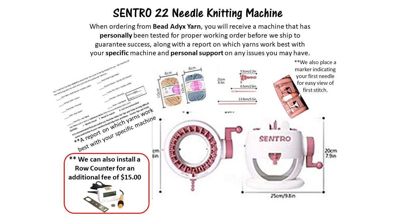 S)22 Needles Knitting Machine Knitting Machine With Row Counter Smart